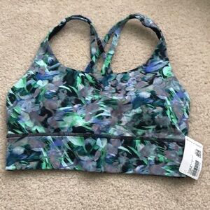NWT. Lululemon Energy bra longline size 6